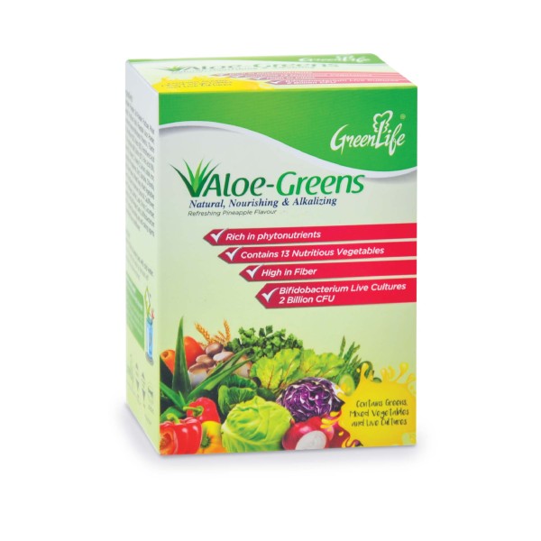 [Clearance] GREENLIFE ALOE-GREENS 5'S (Expiry Date: 15/5/2026)